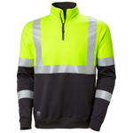 Addvis Hi Vis Sweatshirt Klasse 1 mit halbem Reißverschluss