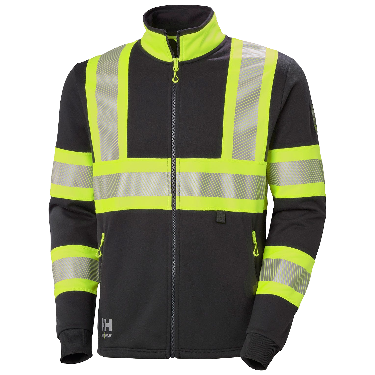 ICU Hi Vis Sweatshirt mit Reißverschluss