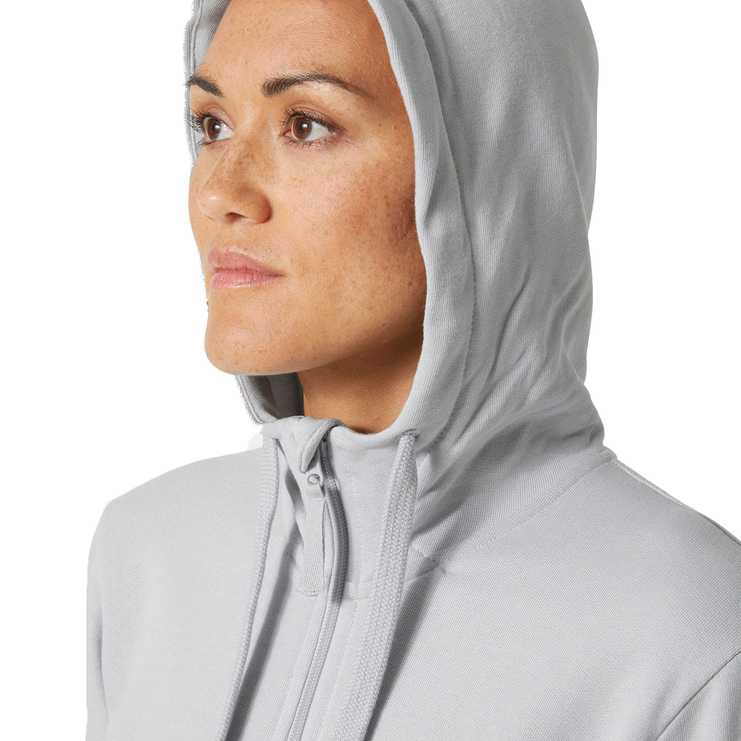 Klassischer Damen-Kapuzenpullover mit Reißverschluss