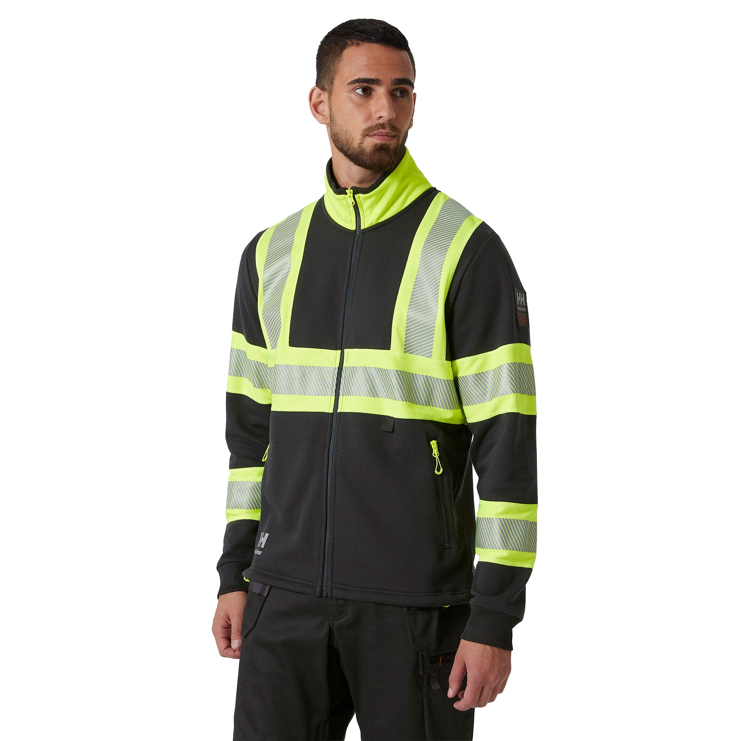 ICU Hi Vis Sweatshirt mit Reißverschluss