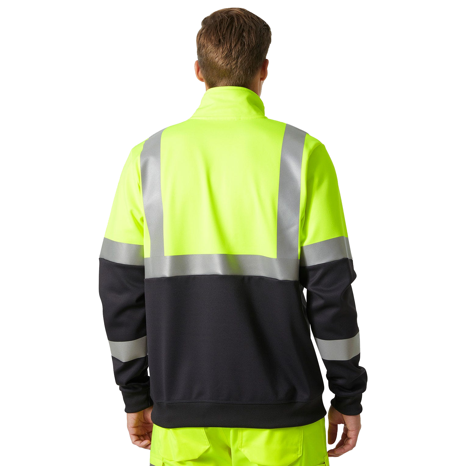 Addvis Hi Vis Sweatshirt Klasse 1 mit halbem Reißverschluss