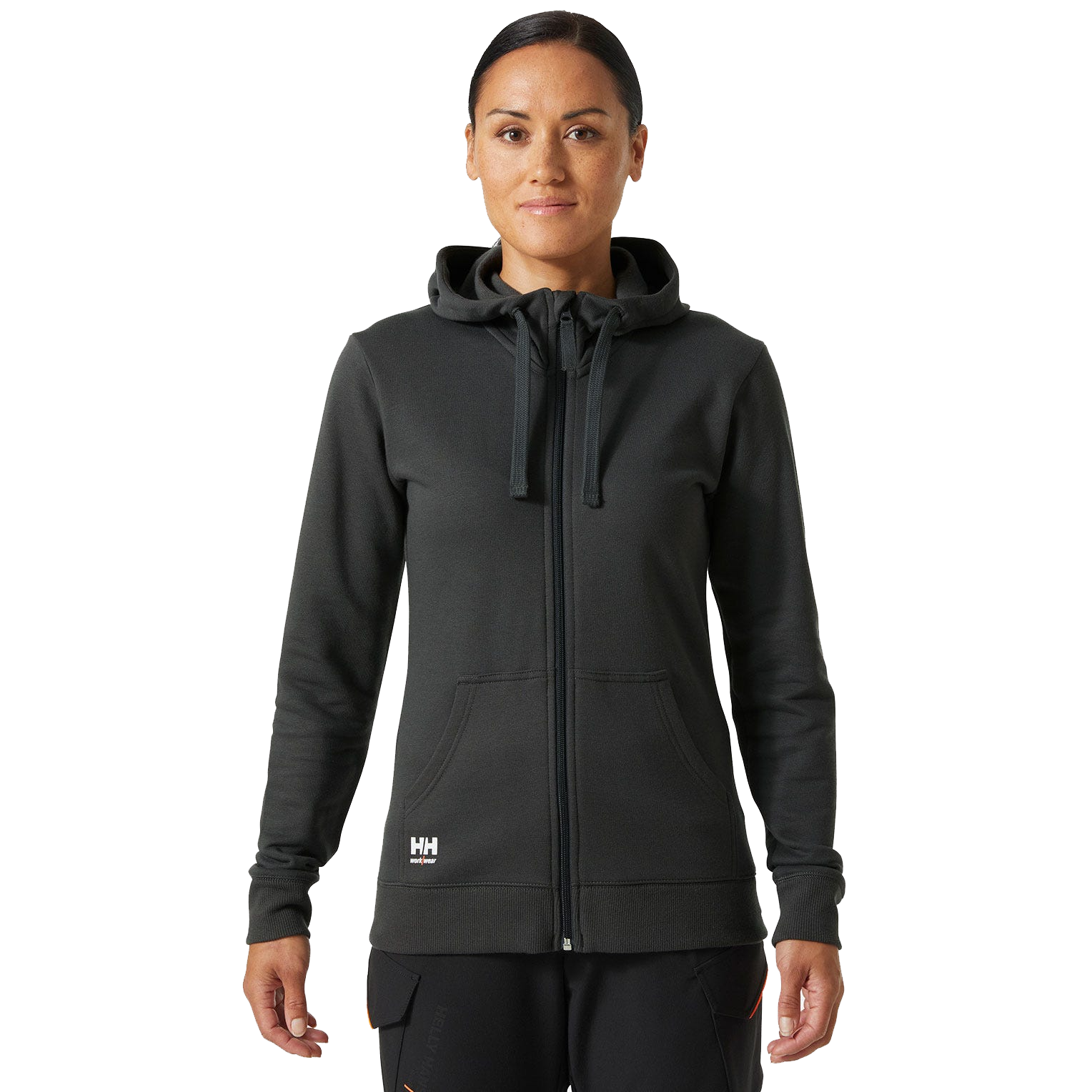 Klassischer Damen-Kapuzenpullover mit Reißverschluss