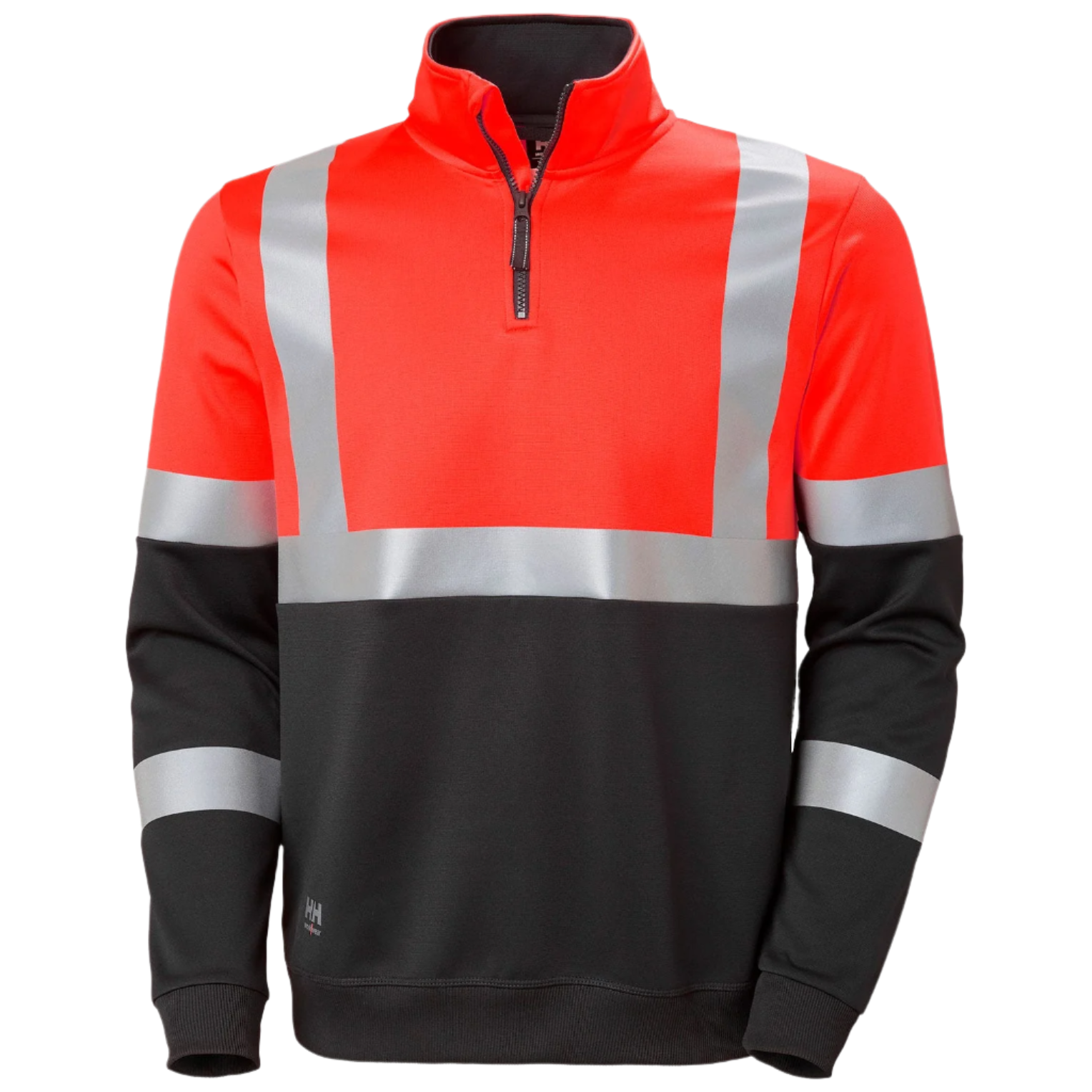 Addvis Hi Vis Sweatshirt Klasse 1 mit halbem Reißverschluss