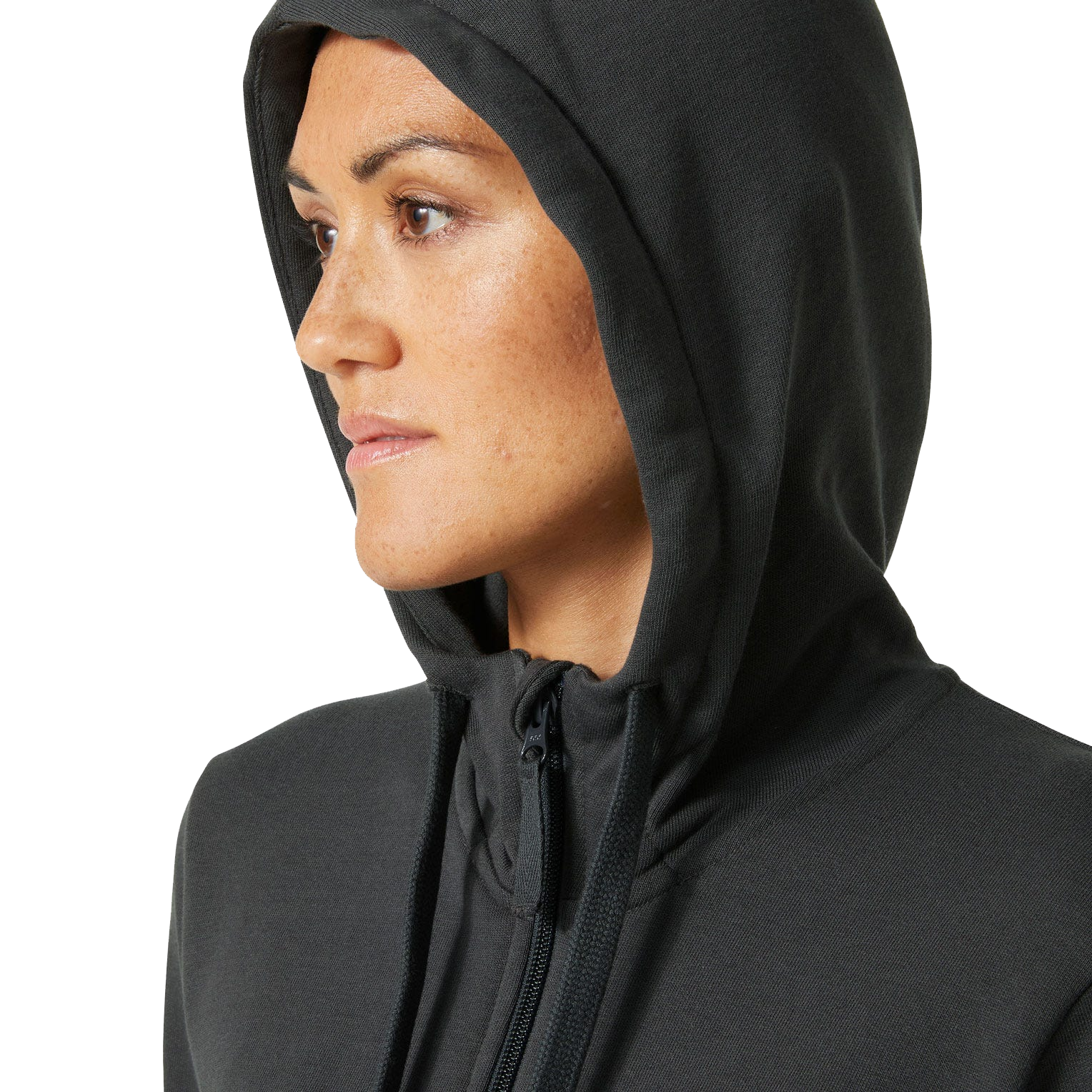 Klassischer Damen-Kapuzenpullover mit Reißverschluss