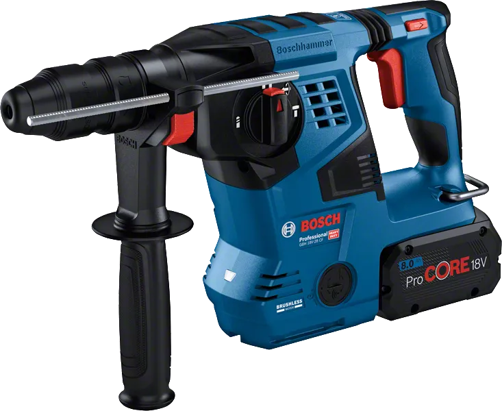 GBH 18V-28 CF Professional in L-BOXX 238 mit 2 x Li-Ion-Akku ProCORE18V 8.0Ah, Bohrfutter