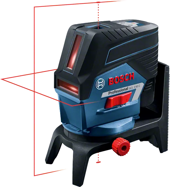 GCL 2-50 C Professional Kombilaser mit 4 x Batterie (AA), Adapter