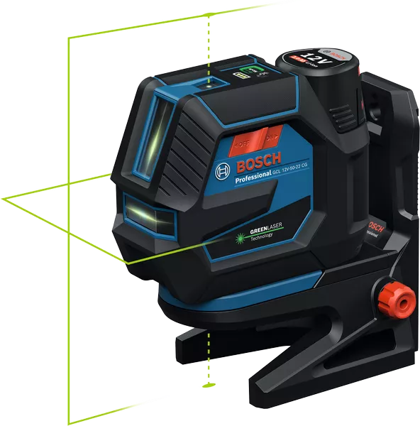 GCL 12V-50-22 CG Professional Kombilaser in L-BOXX 136 mit 1 Akku GBA 12V 2.0Ah, Laserzieltafel