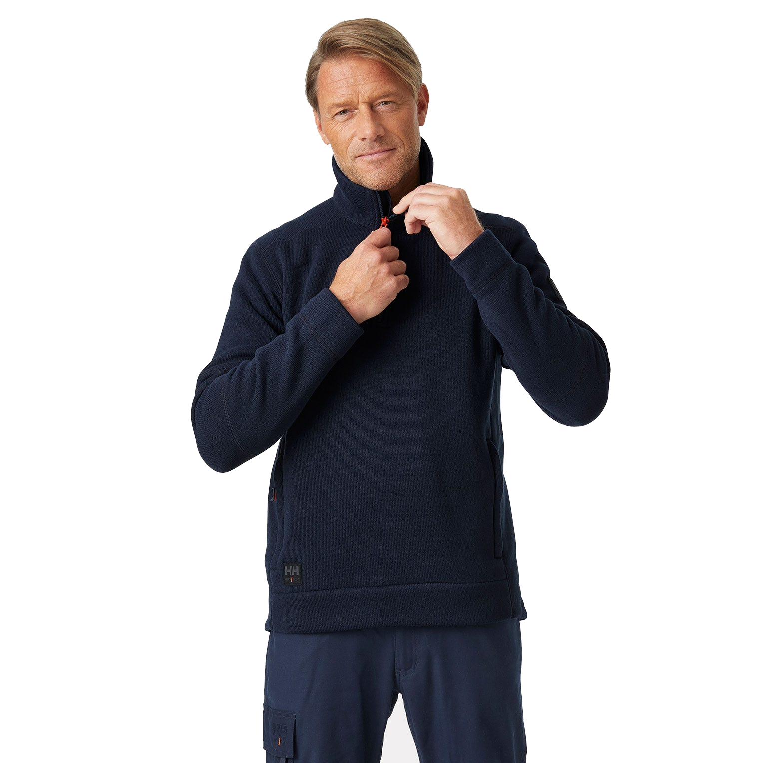 Kensington Strick-Fleecejacke mit halbem Reißverschluss