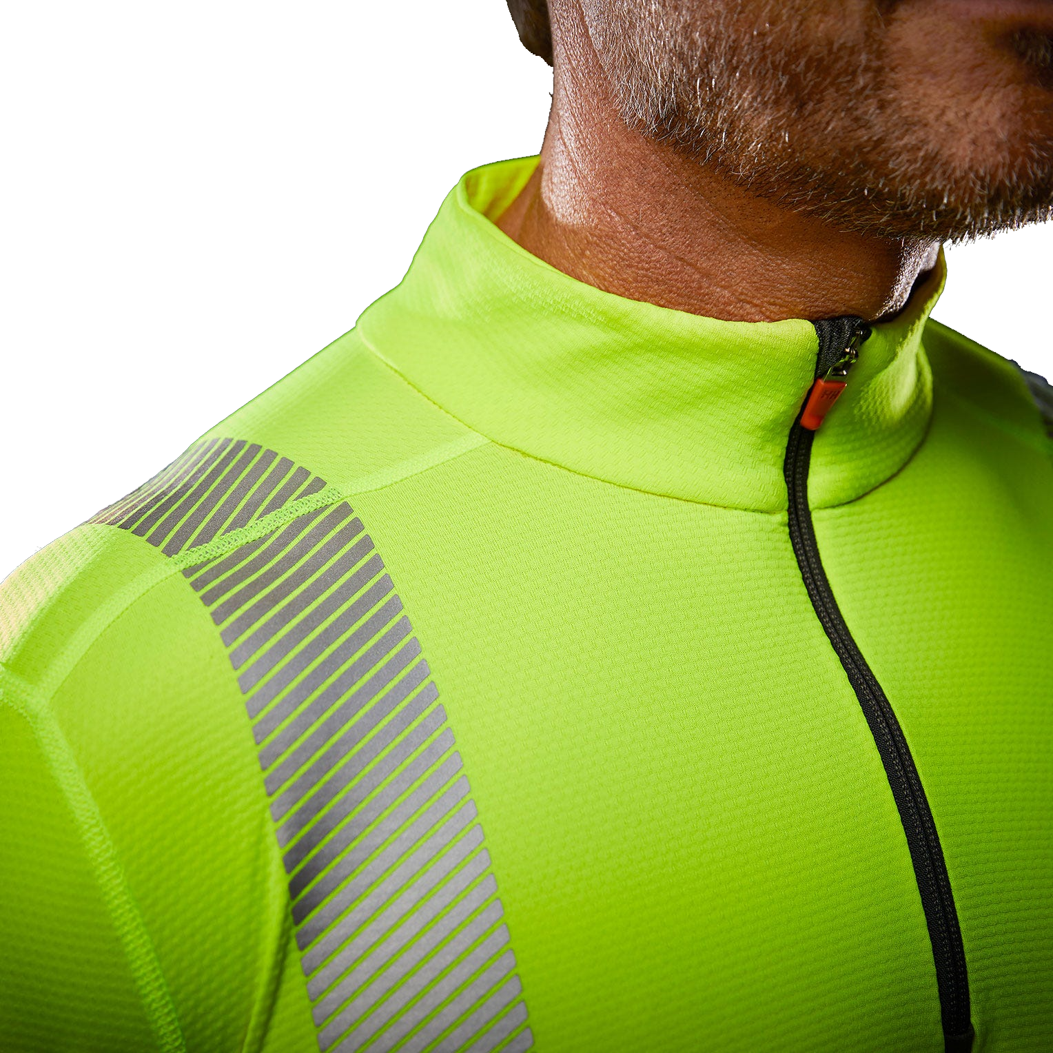 Icu Lifa Active Hi Vis Funktionsunterhemd Mit Halbem Reißverschluss