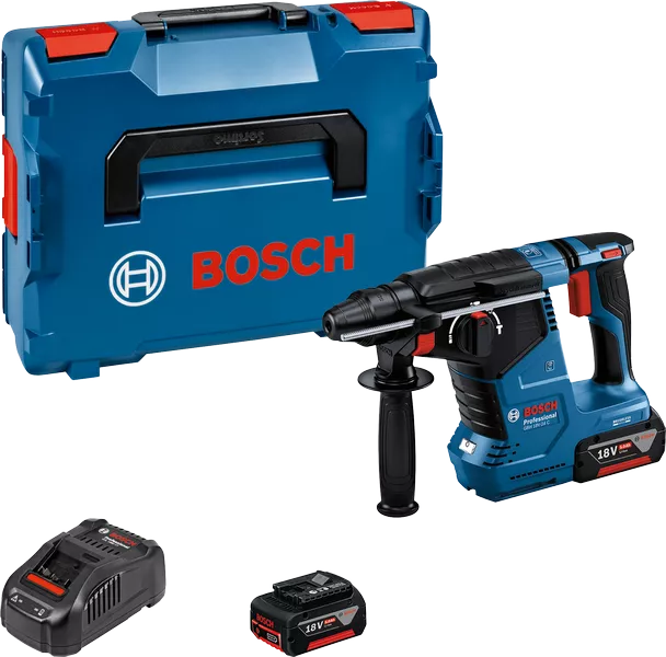 GBH 187-LI Professional in L-BOXX 136 mit 2 x Akku GBA 18V 5.0Ah, Schnellladegerät