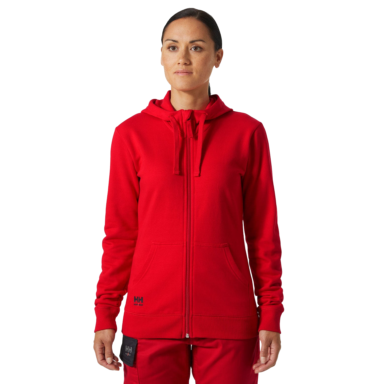 Klassischer Damen-Kapuzenpullover mit Reißverschluss