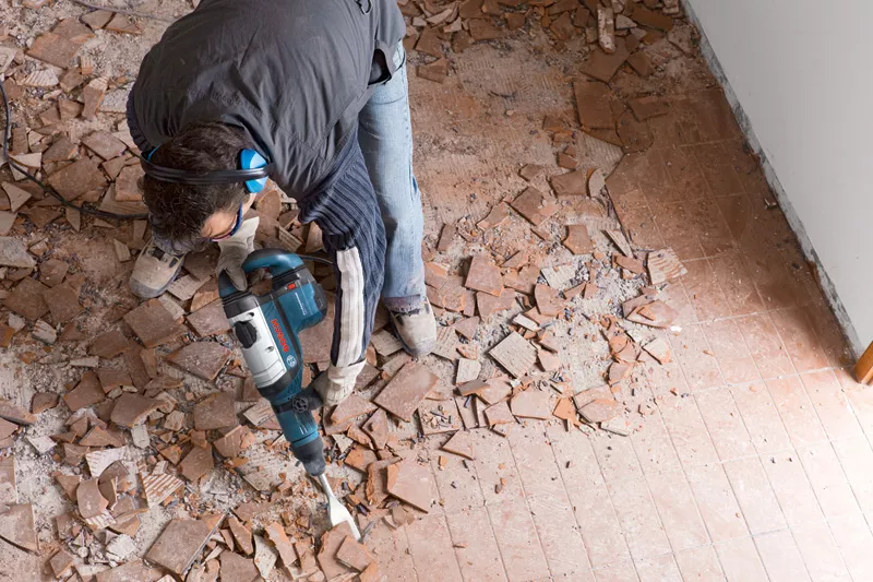 GSH 7 VC Professional im Handwerkerkoffer mit Zusatzhandgriff