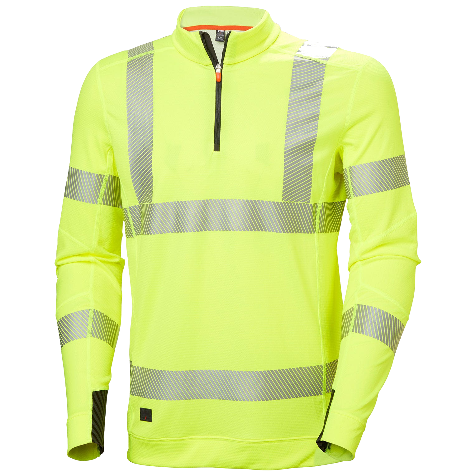 Icu Lifa Active Hi Vis Funktionsunterhemd Mit Halbem Reißverschluss