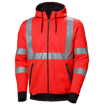 Addvis Hi Vis Kapuzenpullover mit Reißverschluss