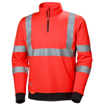 Addvis Hi Vis Half Zip Sweatshirt