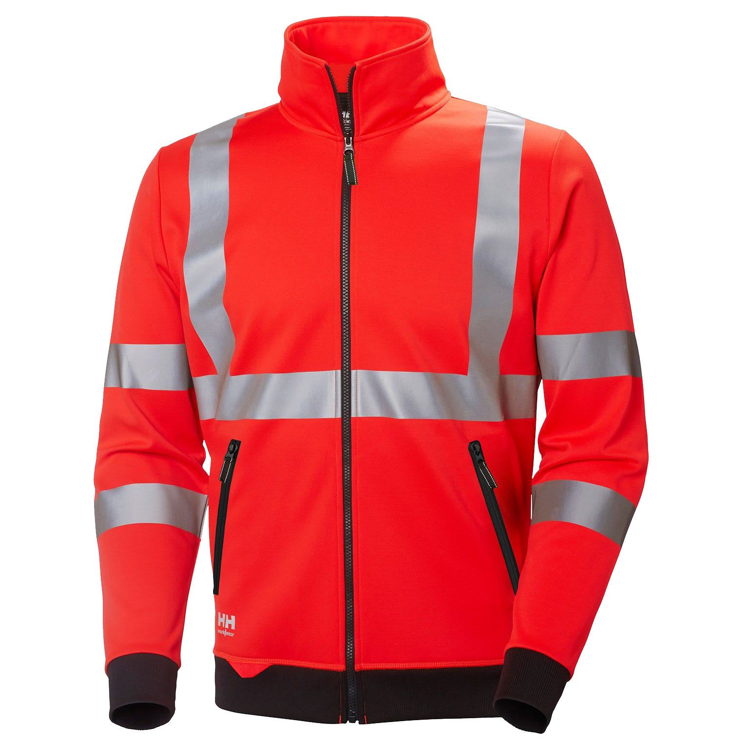 Addvis Hi Vis Sweatshirt mit Reißverschluss