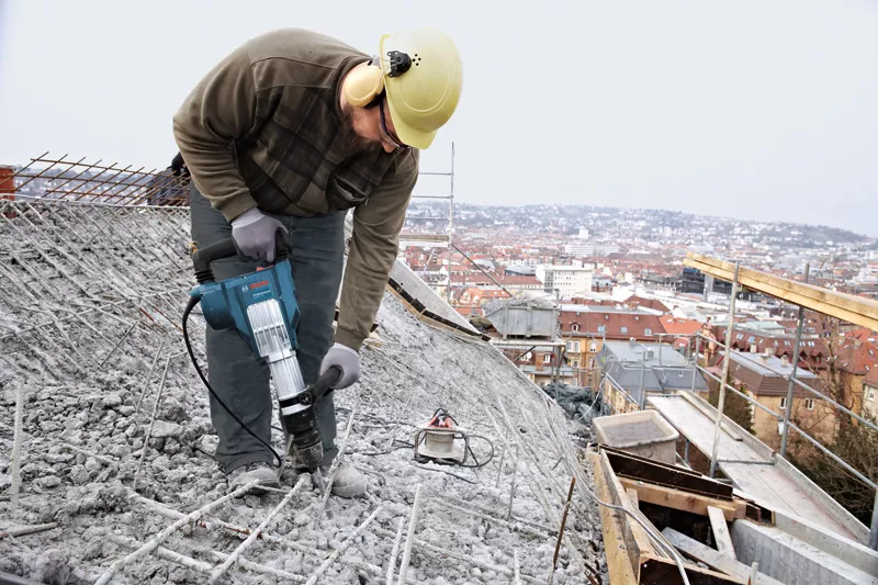 GSH 11 VC Professional in Handwerkerkoffer mit Zubehör-Set