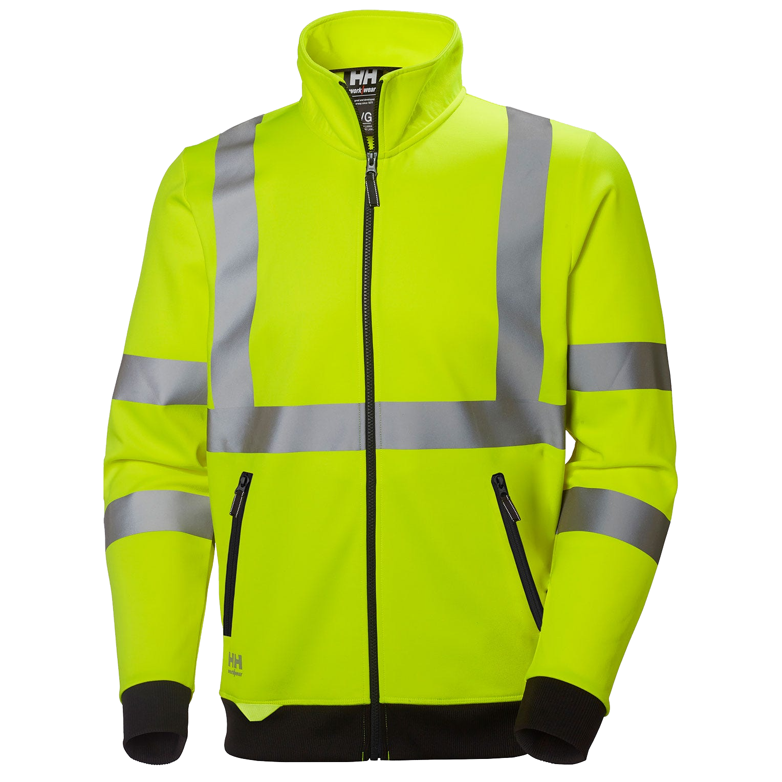 Addvis Hi Vis Sweatshirt mit Reißverschluss