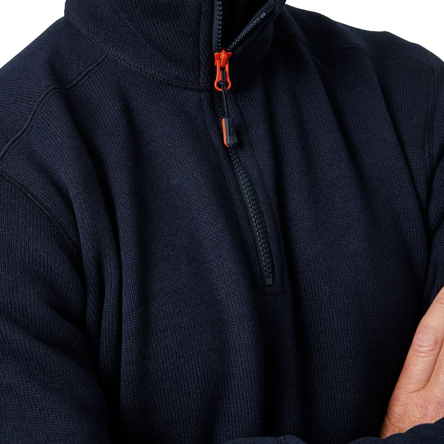 Kensington Strick-Fleecejacke mit halbem Reißverschluss