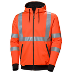 Addvis Hi Vis Kapuzenpullover mit Reißverschluss