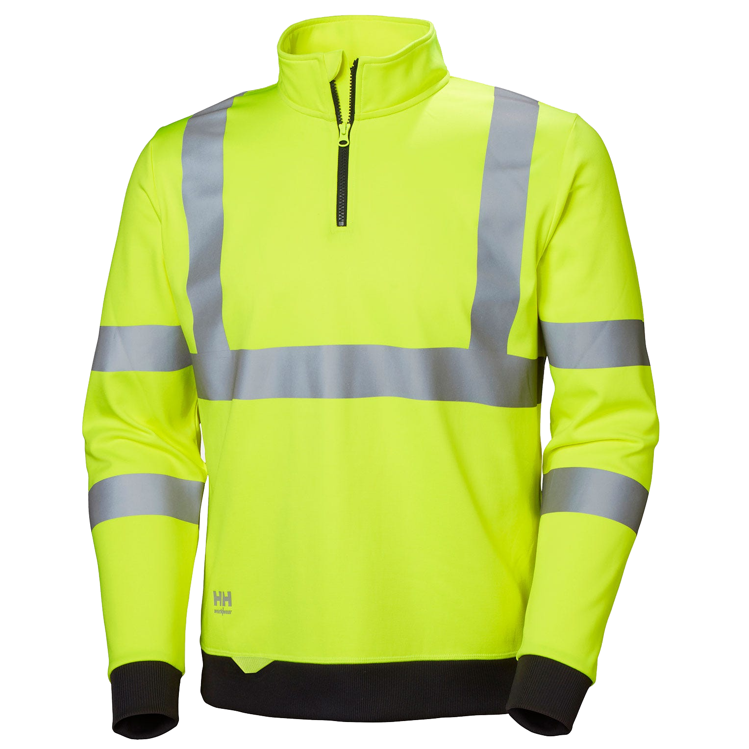Addvis Hi Vis Half Zip Sweatshirt