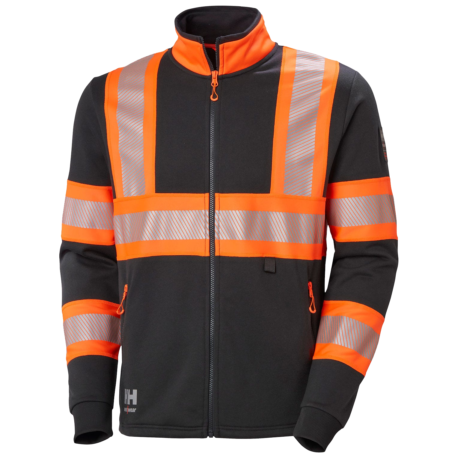 ICU Hi Vis Sweatshirt mit Reißverschluss
