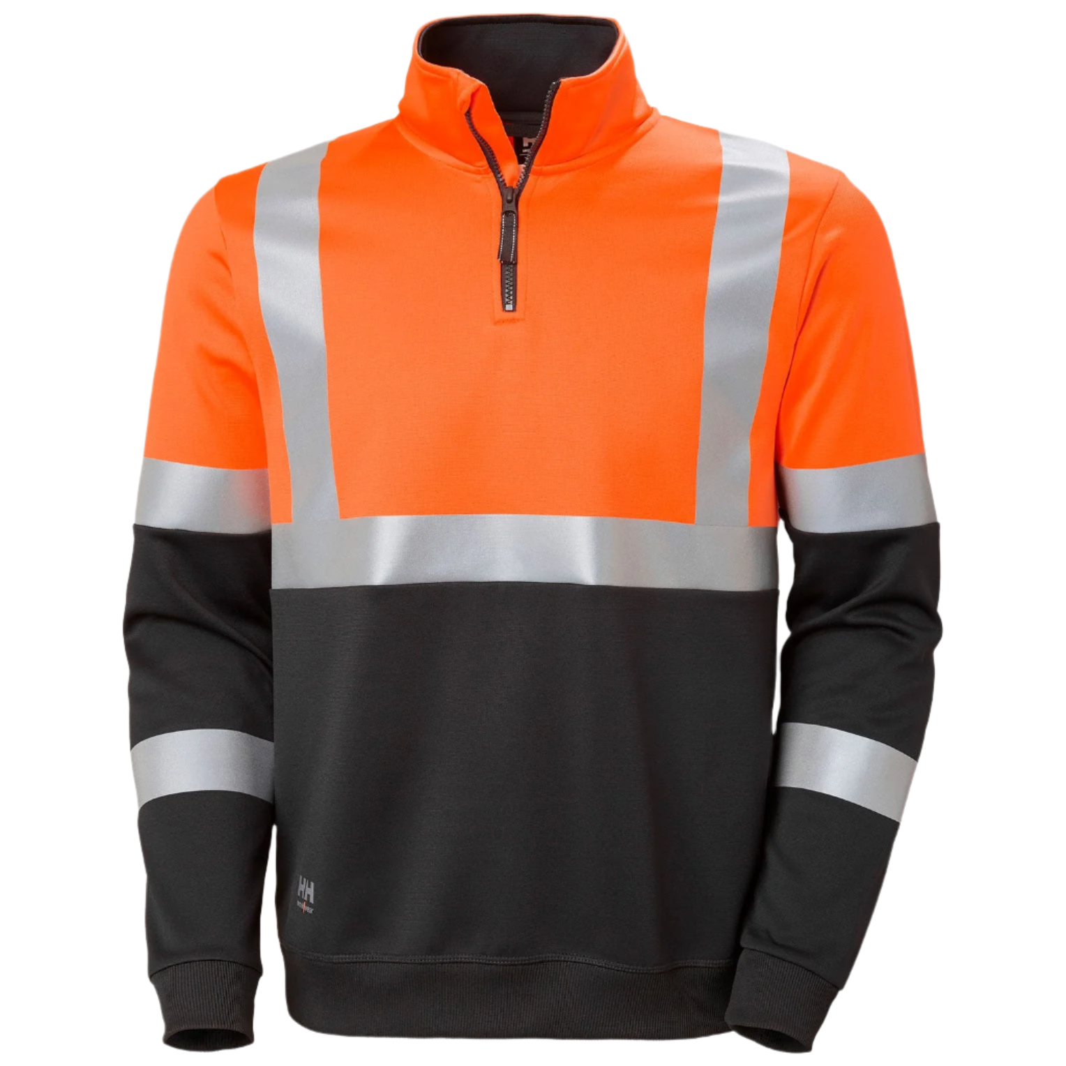 Addvis Hi Vis Sweatshirt Klasse 1 mit halbem Reißverschluss