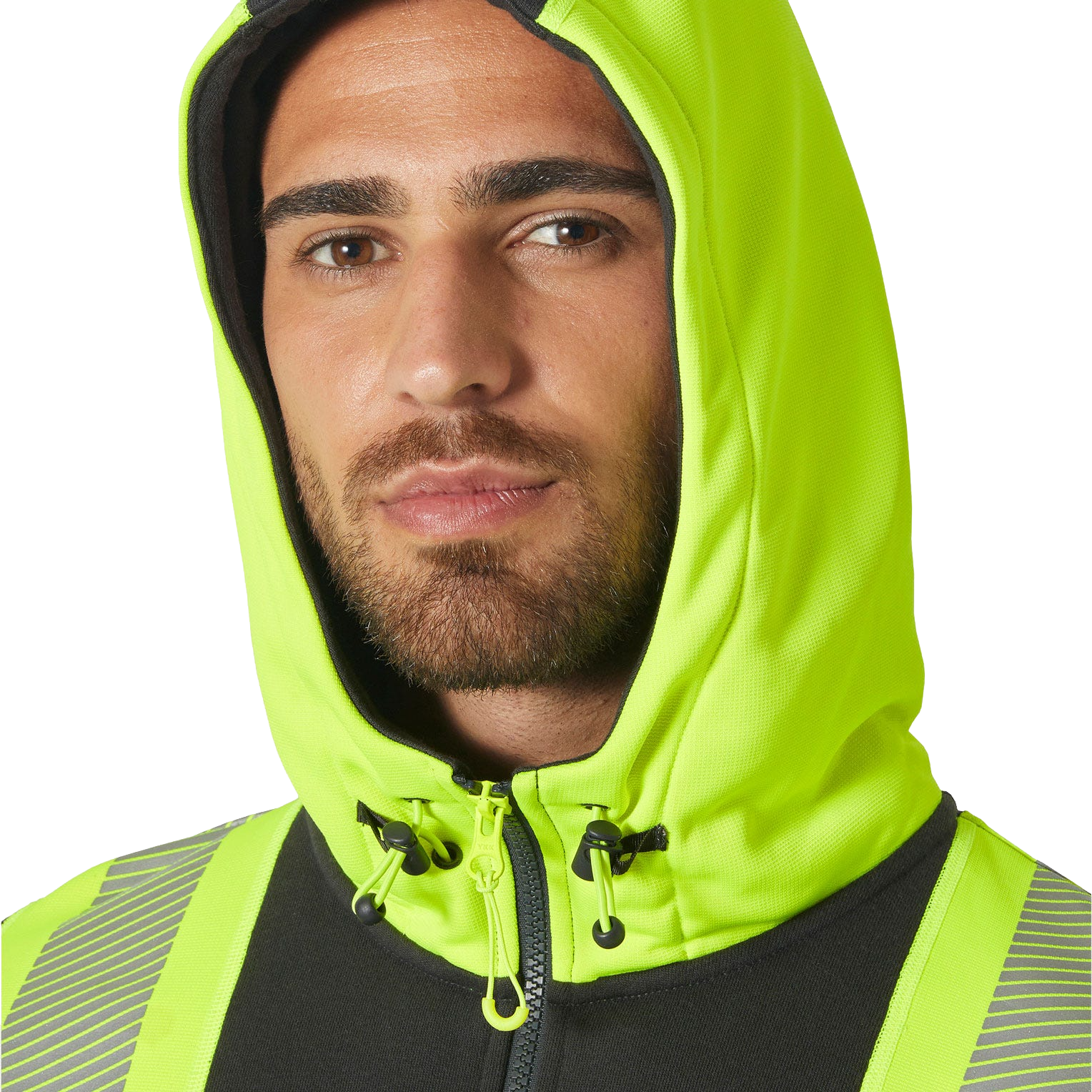 ICU Hi Vis Kapuzenpullover mit Reißverschluss