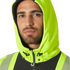 ICU Hi Vis Kapuzenpullover mit Reißverschluss