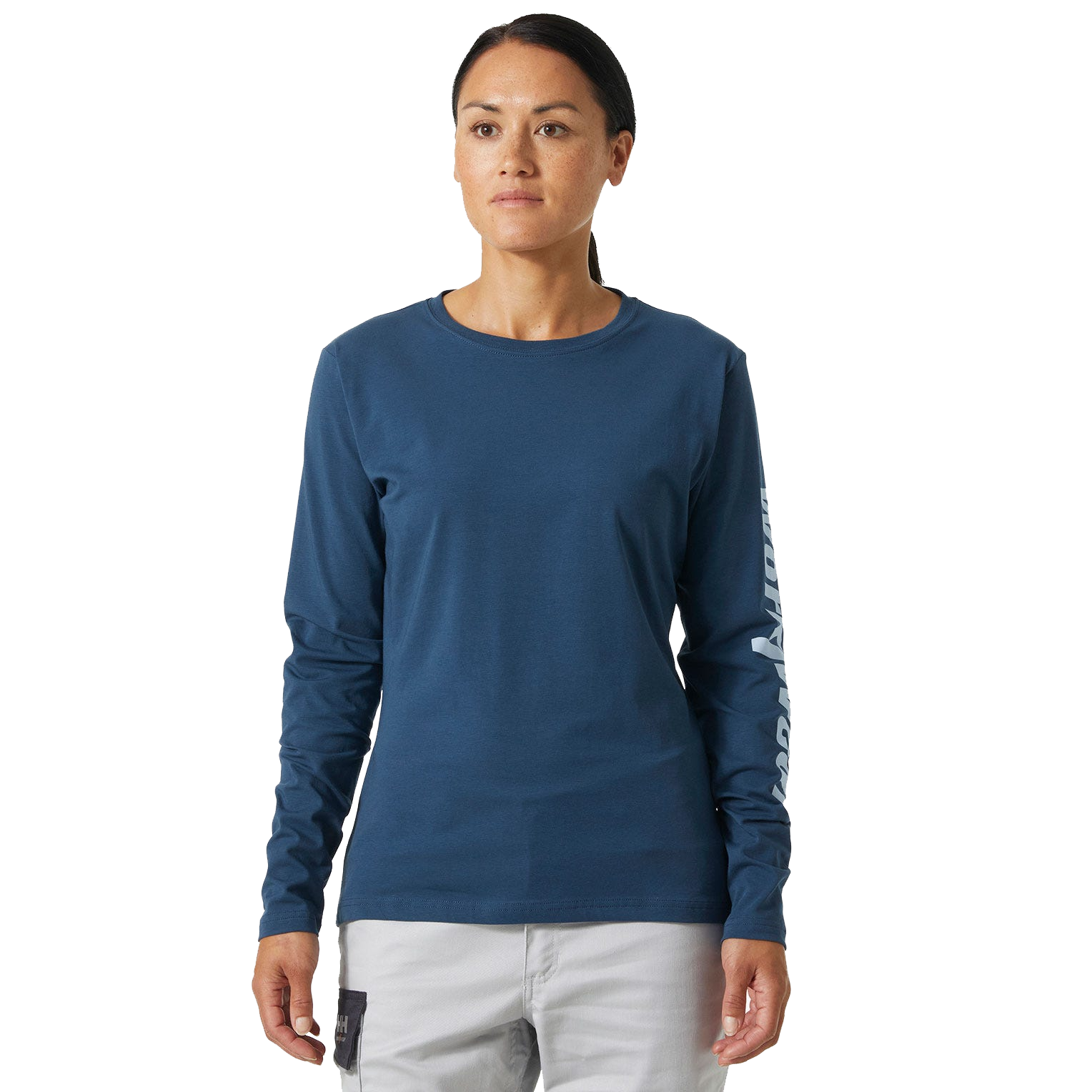 Classic Damen-Langarmpullover mit Logo