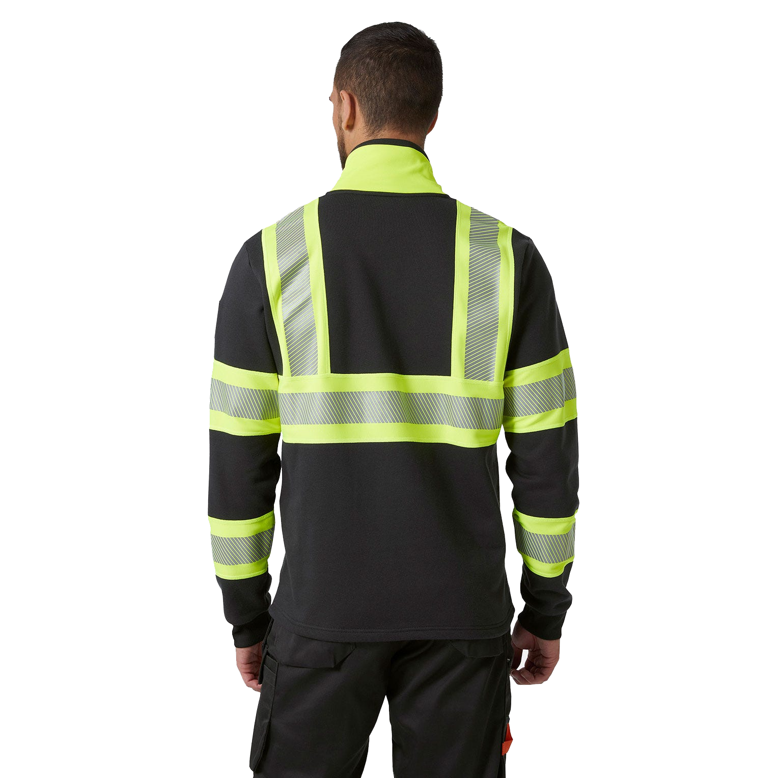 ICU Hi Vis Sweatshirt mit Reißverschluss