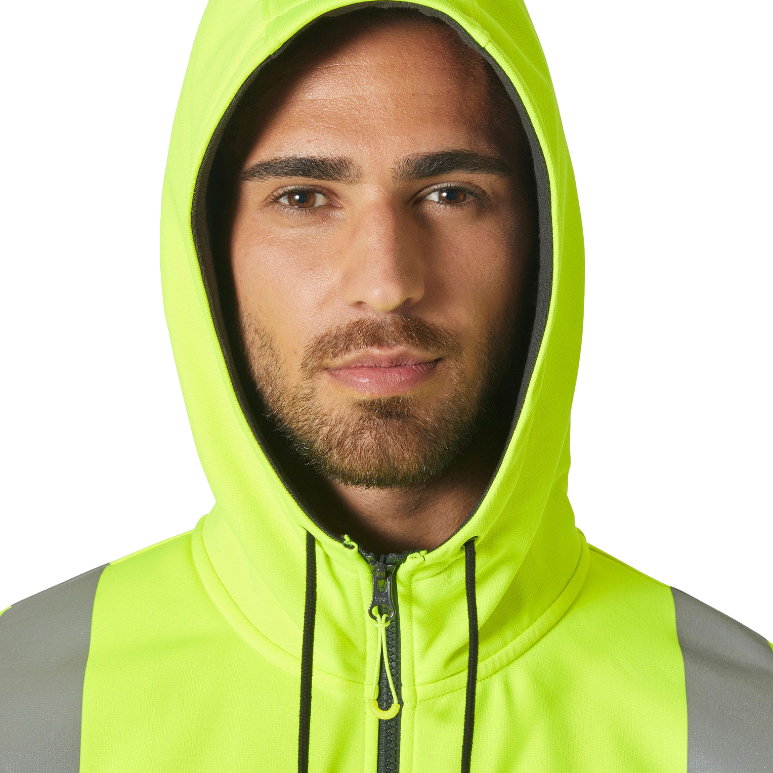 Addvis Hi Vis Kapuzenpullover mit Reißverschluss