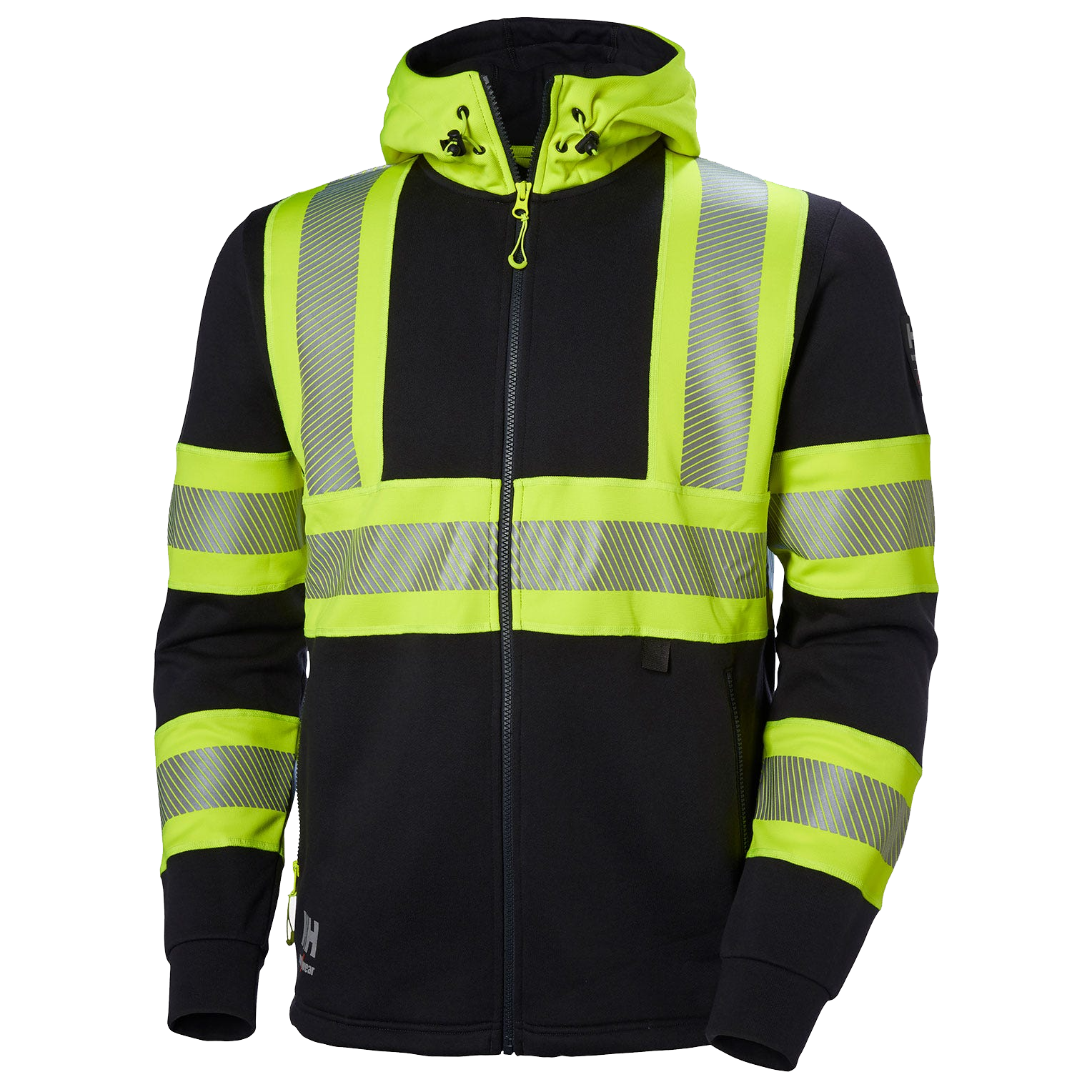 ICU Hi Vis Kapuzenpullover mit Reißverschluss
