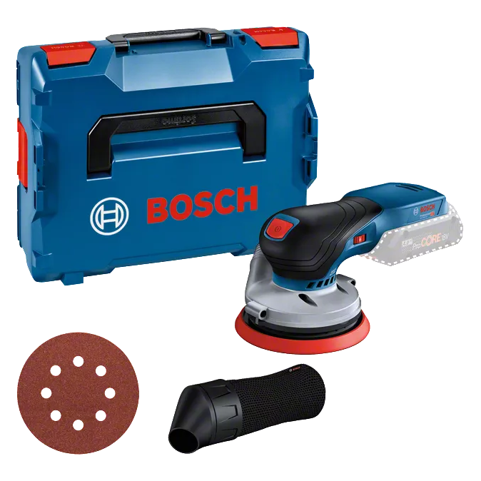 GEX 18V-125 Professional Akku-Exzenterschleifer in L-BOXX 136 mit Schleifblatt