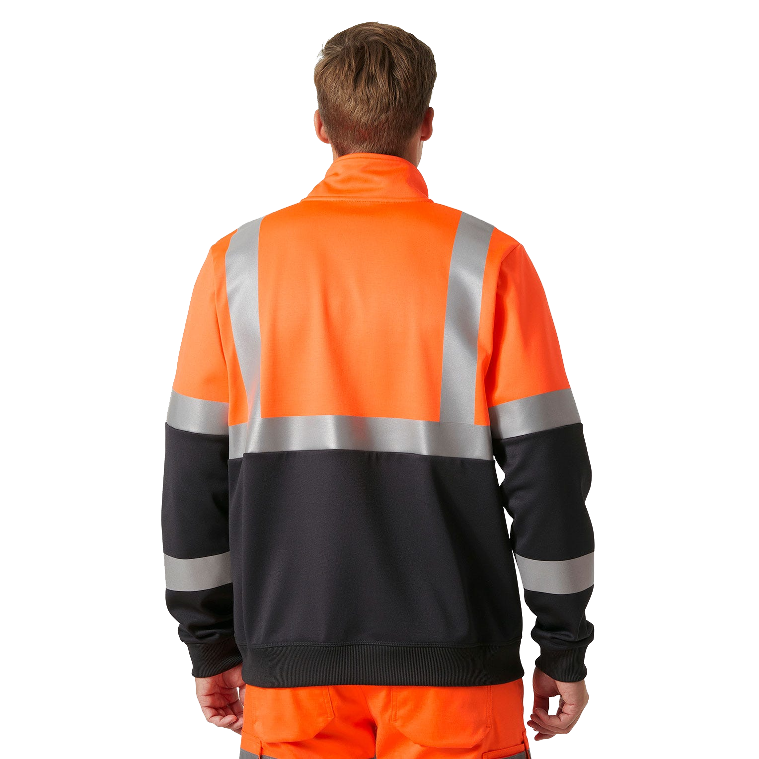 Addvis Hi Vis Sweatshirt Klasse 1 mit halbem Reißverschluss