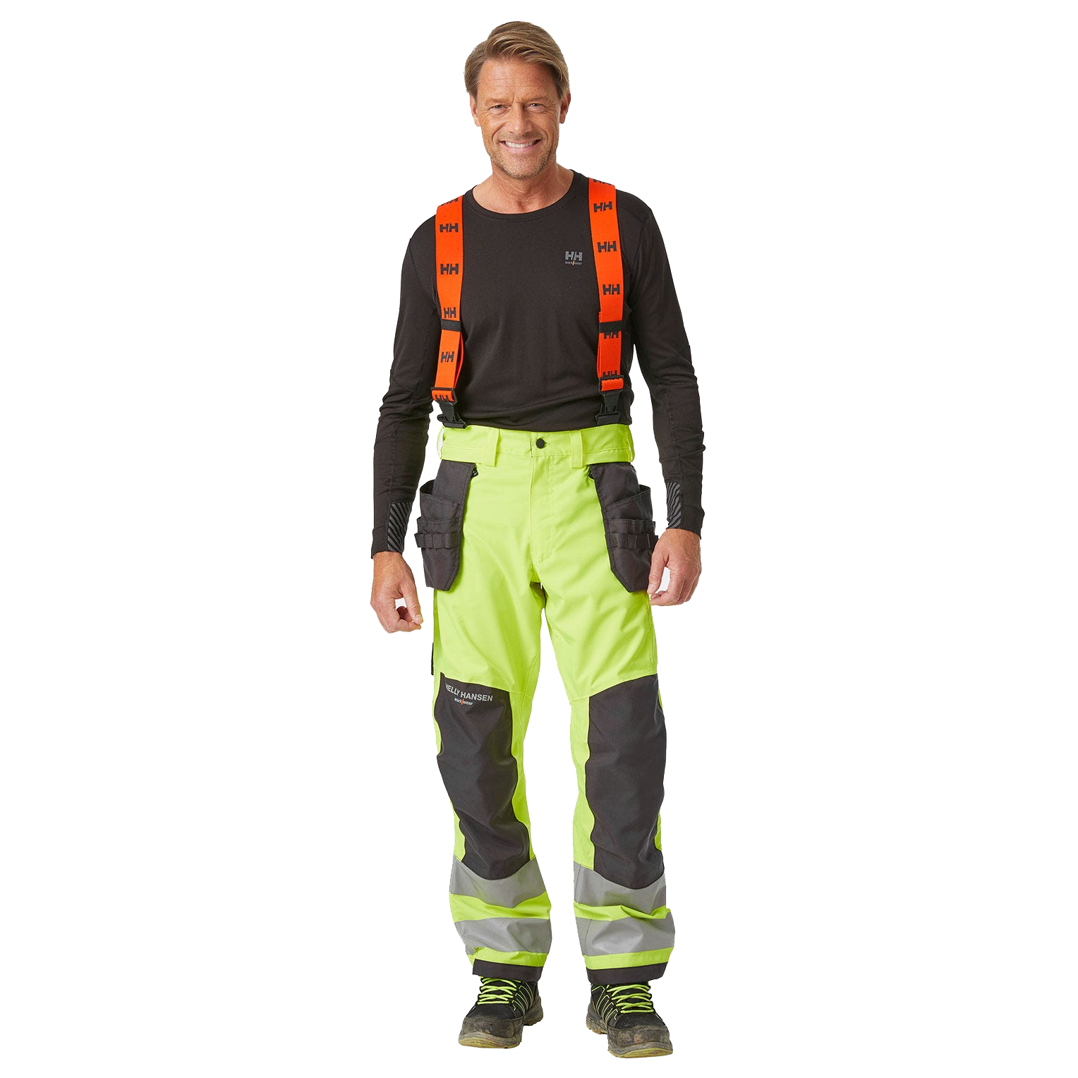 Alna 2.0 Hi Vis Wasserdichte Shell-Baulatzhose Klasse 2