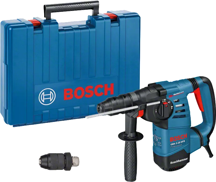 GBH 3-28 DFR Professional im Handwerkerkoffer mit Bohrfutter