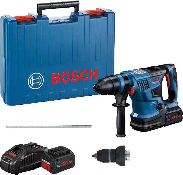 GBH 18V-34 CF Professional mit 2 x Li-Ion-Akku ProCORE18V 5.5Ah, Tiefenanschlag, Bluetooth-Modul