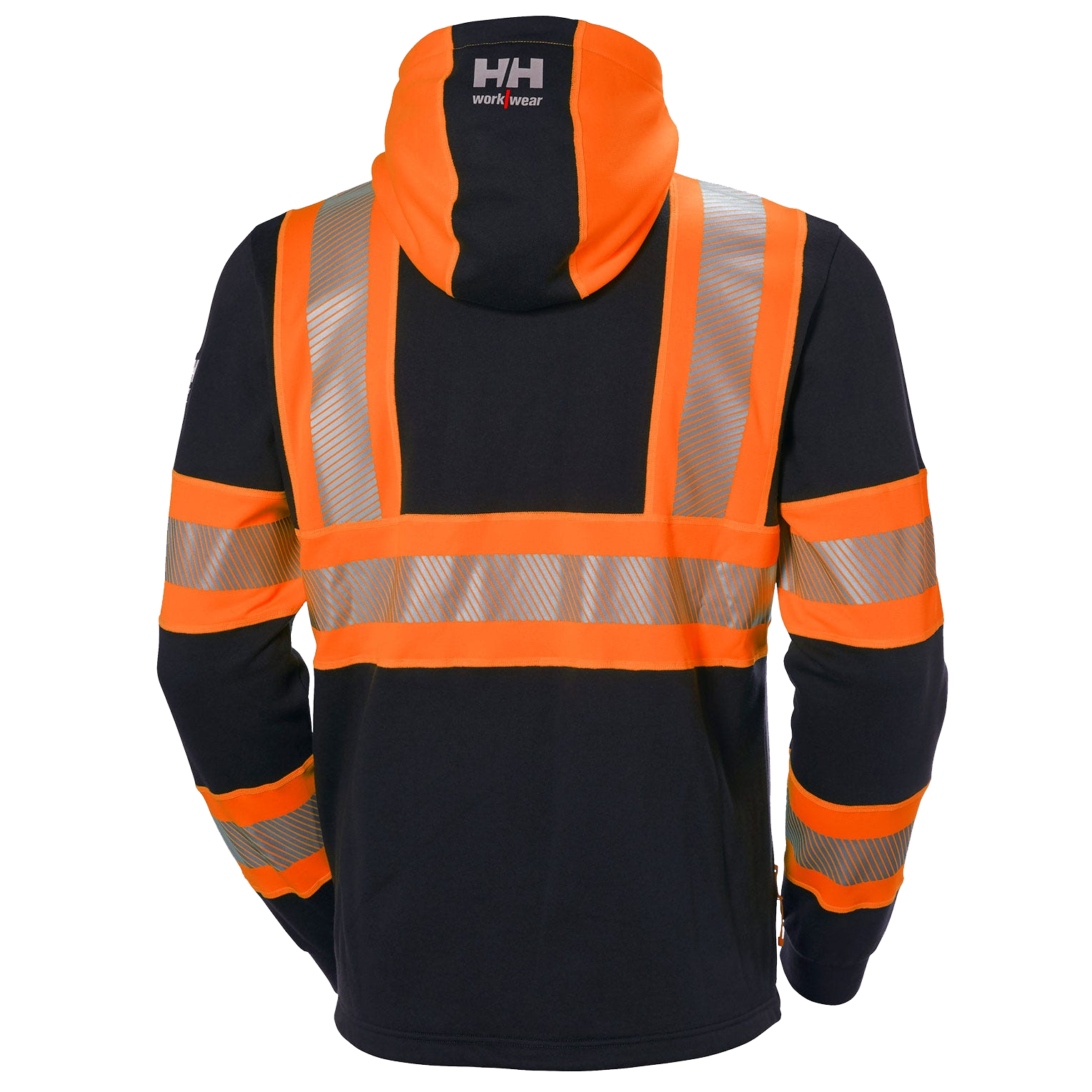 ICU Hi Vis Kapuzenpullover mit Reißverschluss