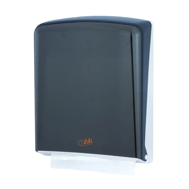 Falthandtuchspender, rauchig transparent