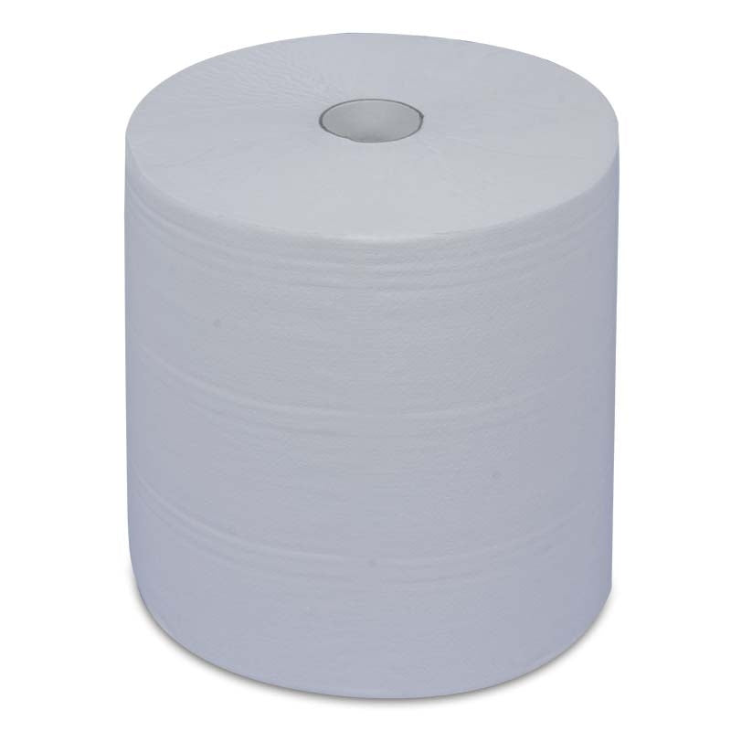 Handtuchrolle, hochweiss, 2-lagig, ca. 200 mm x 285 m, nicht perforiert