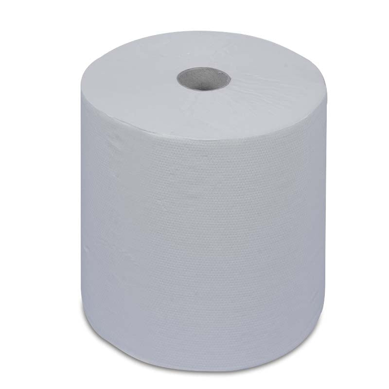 Handtuchrolle, weiss, 2-lagig, ca. 210 mm x 150 m, nicht perforiert