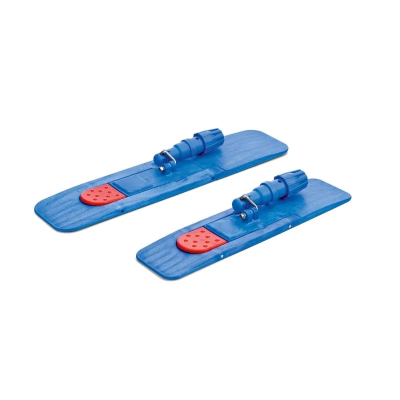 Intense-Magnetklapphalter mit Edelstahlgelenk, blau/rot, 50 cm