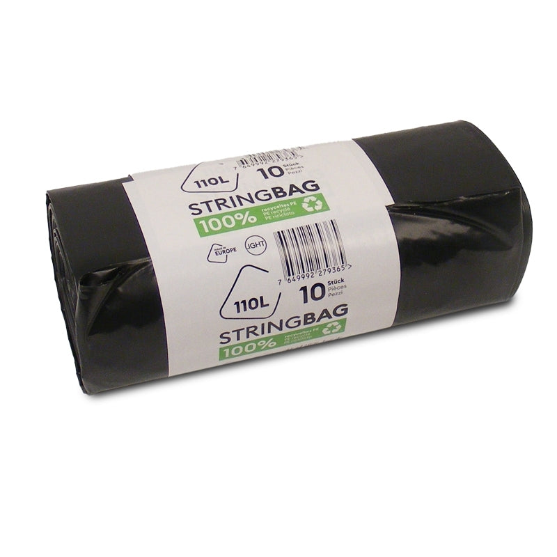 Kehrichtsack 110 Liter, 10 Säcke/Rolle, 0,035 mm, mit Verschlussband