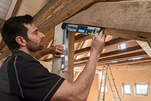 GAM 220 MF Professional Winkelmesser mit 4 x Batterie (AA), Zubehör-Set