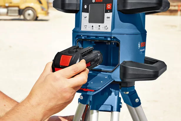 GRL 600 CHV Professional Rotationslaser im Handwerkerkoffer mit 1 x Li-Ion-Akku ProCORE18V 4.0Ah, Laser-Empfänger