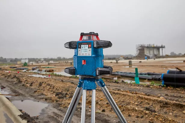 GRL 600 CHV Professional Rotationslaser im Handwerkerkoffer mit 1 x Li-Ion-Akku ProCORE18V 4.0Ah, Laser-Empfänger