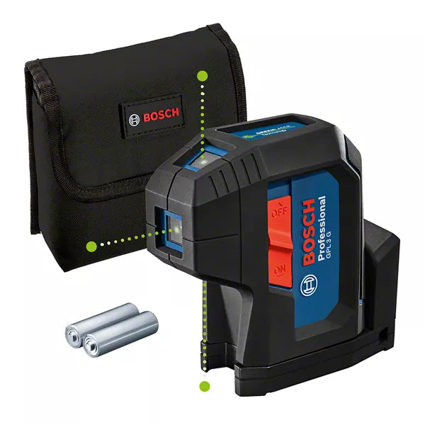 GPL 3 G Professional Punktlaser mit 2 x Batterie (AA), Tasche