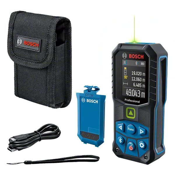 GLM 50-27 CG Professional Laser-Entfernungsmesser mit Schutzzub., BA 3.7V 1.0 A