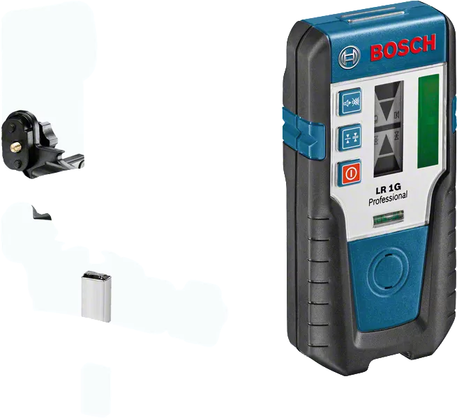 LR 1G Professional Laser-Empfänger mit 1 x 9V-Blockbatterie, Halterung (1 608 M00 70F)